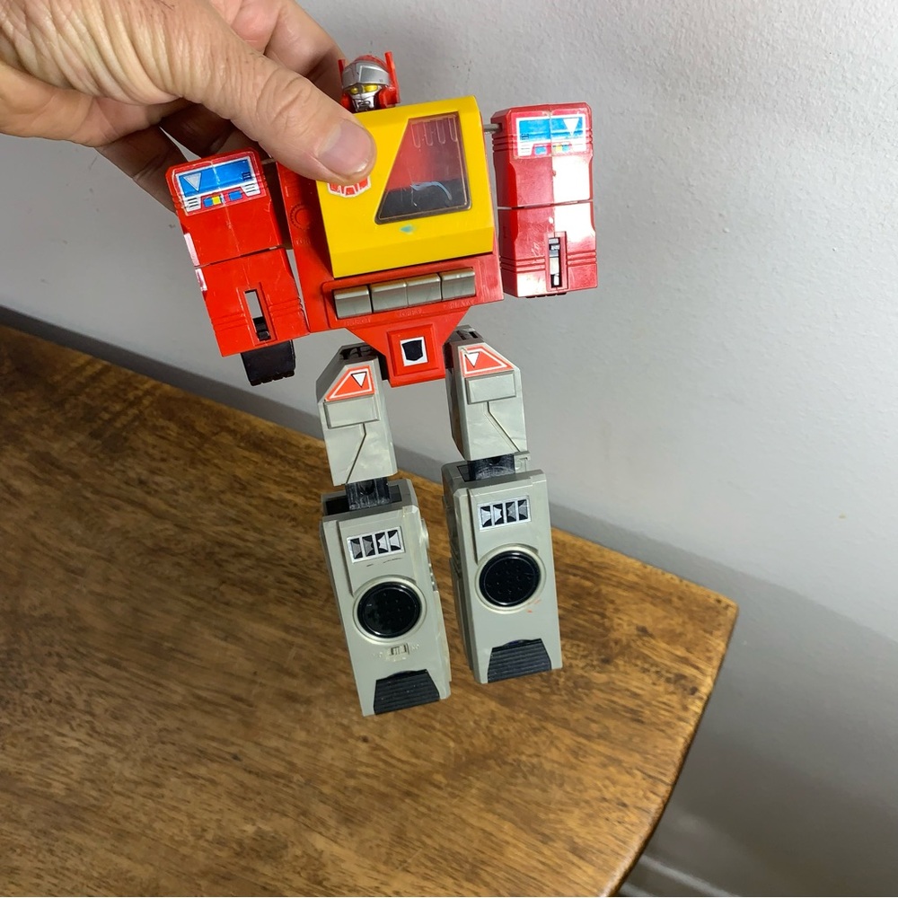 Figurine action GI transformer vintage TAKARA HASBRO BLASTER radio boombox - Picture 3 of 10